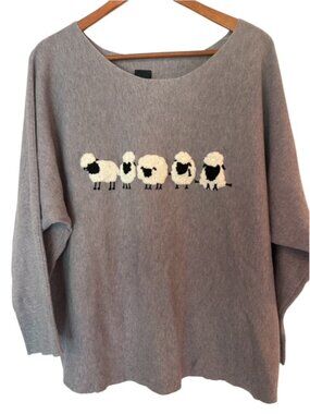 Aaeda Women's  3D Sheep Grey (XL)